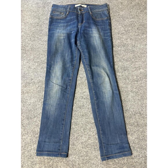 Comptoir des Cotonniers Denim - Comptoir Des Cotonniers Jeans Womens 36 28x26 Blue Slim Straight Stretch Denim